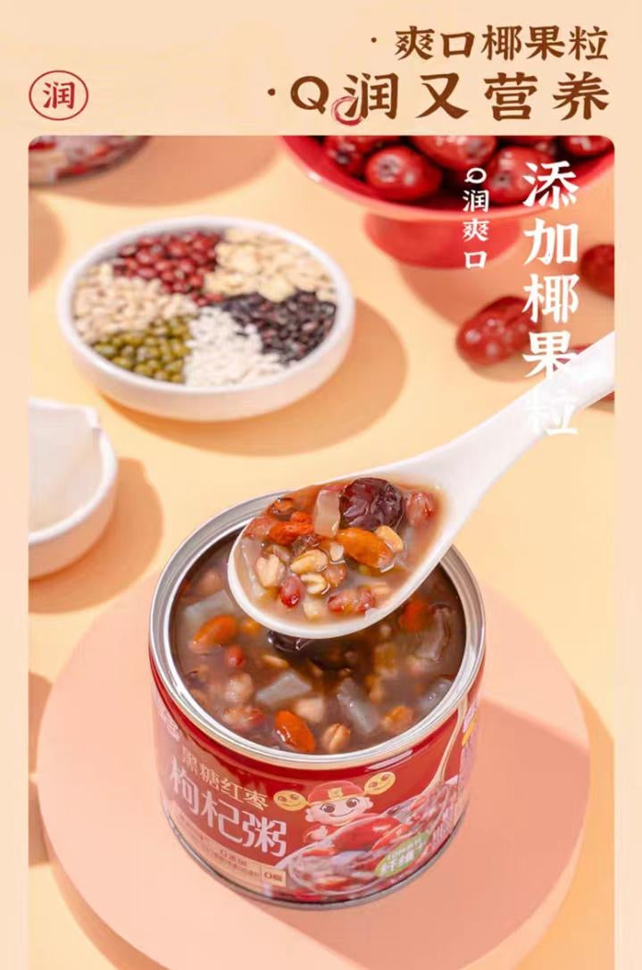 喜多多黑糖红枣枸杞粥,一箱