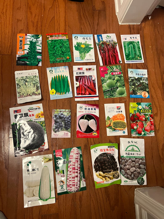 玉米，蚕豆，葡萄，草莓，花生，秋葵，毛节瓜，毛豆