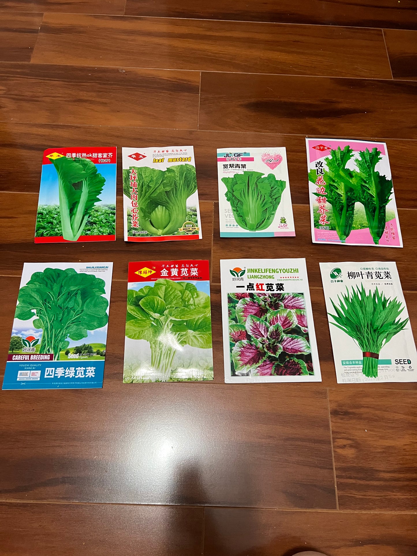 各种：苋菜，芥菜